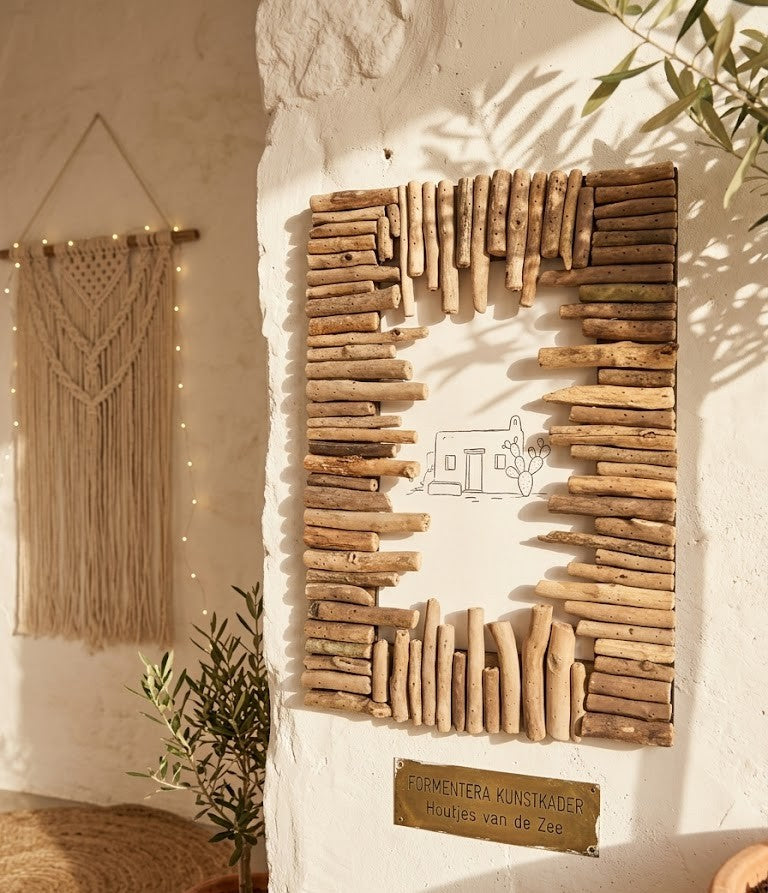 Wandlijst Formentera - drijfhout