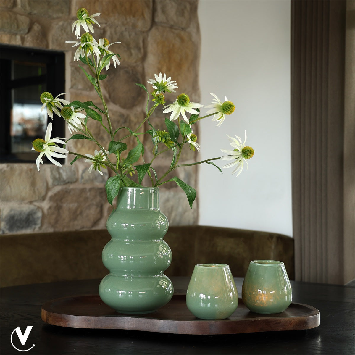 Vaas Lomami Elite Ø18 x H30 cm Green 2