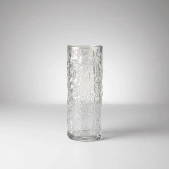 Vaas Ice – Elegante glazen design vaas met subtiele textuur