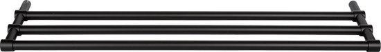 Handdoekrek Piet Boon PB775 RVS mat zwart - 77,5cm