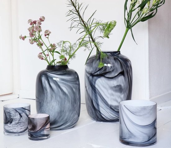 Waxinelichthouder Celtic Marble - 2 stuks Marmer