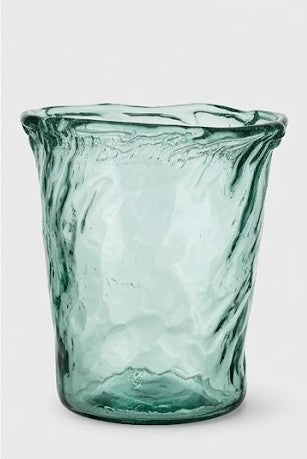 Vase Maris – vase en verre soufflé bouche de couleur verte
