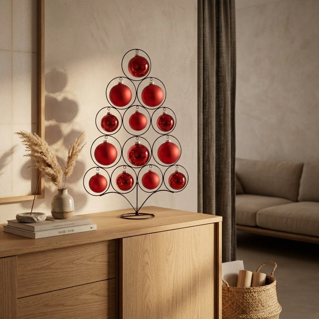 Kerstboom op voet