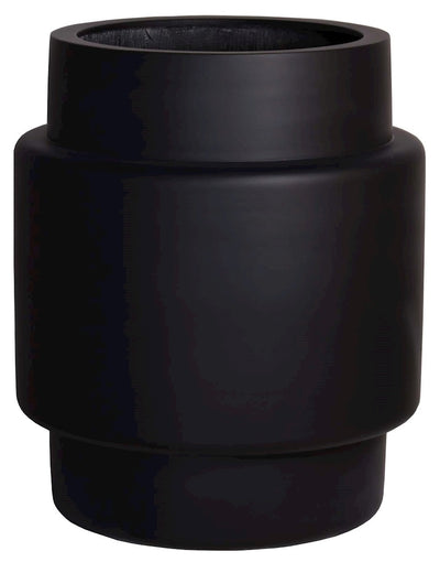 Pot Billund grand noir Ø60 x H70 cm