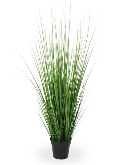 Kunstpflanze Gras im Topf grün H100 cm