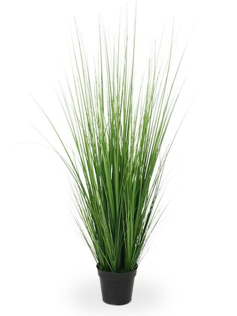 Kunstpflanze Gras im Topf grün H100 cm