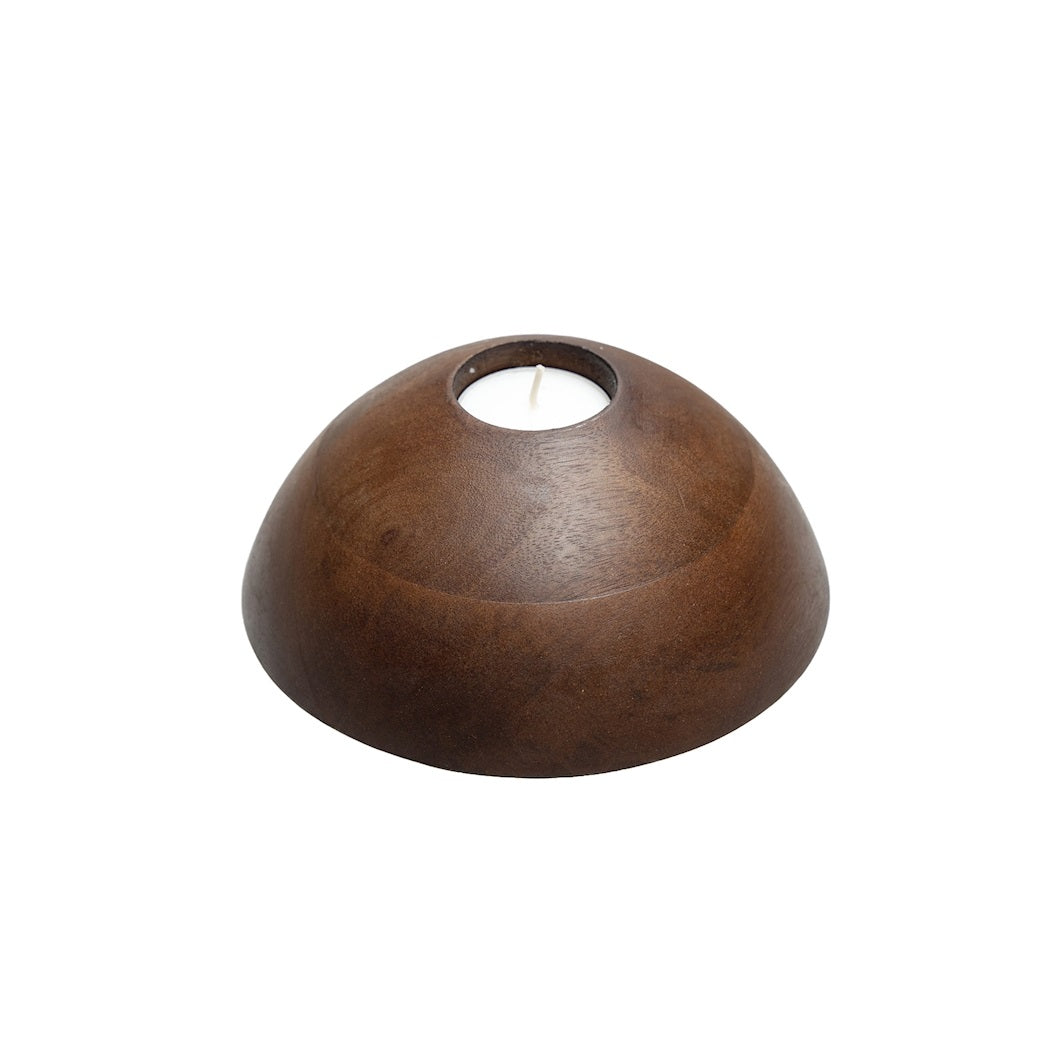 Kerzenhalter Aspen Walnuss