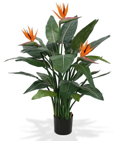 Kunstpflanze Strelitzia Deluxe grün H115 cm