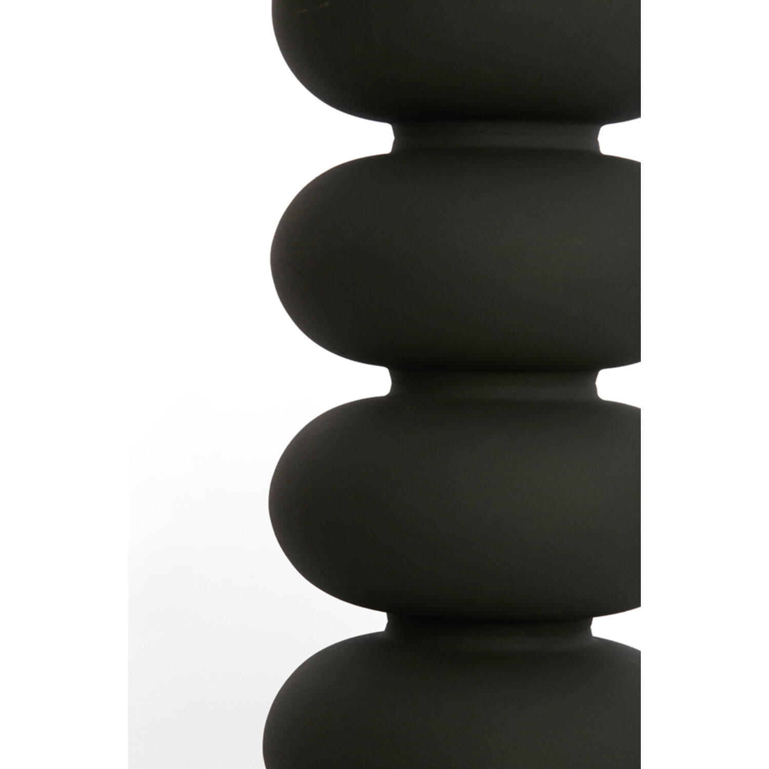Design Plantenzuil Kobodo - Mat Zwart - Speels Design Voetstuk