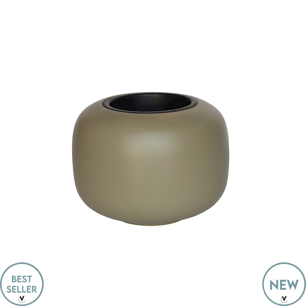 Pot Phuket galet gris Ø34,5 x H26 cm