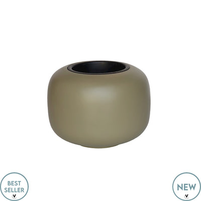 Pot Phuket galet gris Ø34,5 x H26 cm