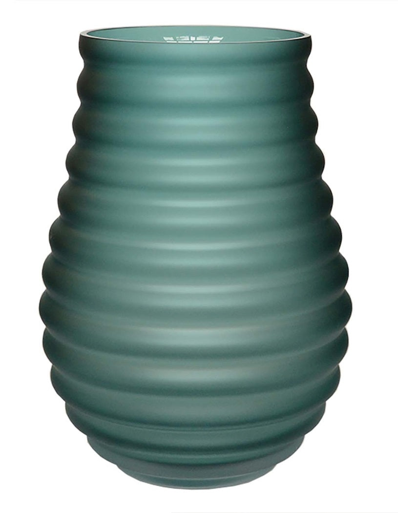Vase Kotto M vert Ø23,5 x H32 cm