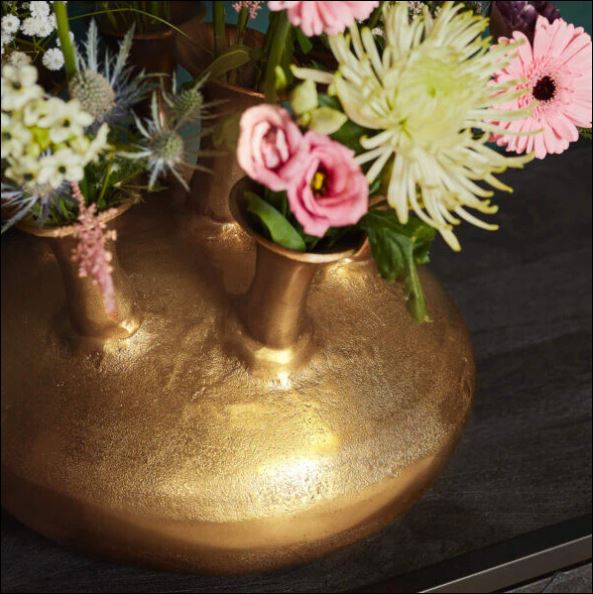 Vase à tulipes Luxe XL doré