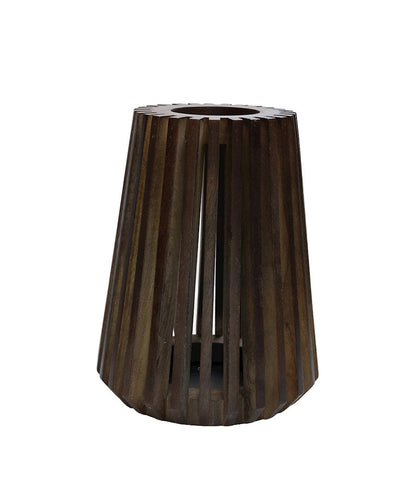 Kaarshouder Lander S walnut Ø27 x H34 cm