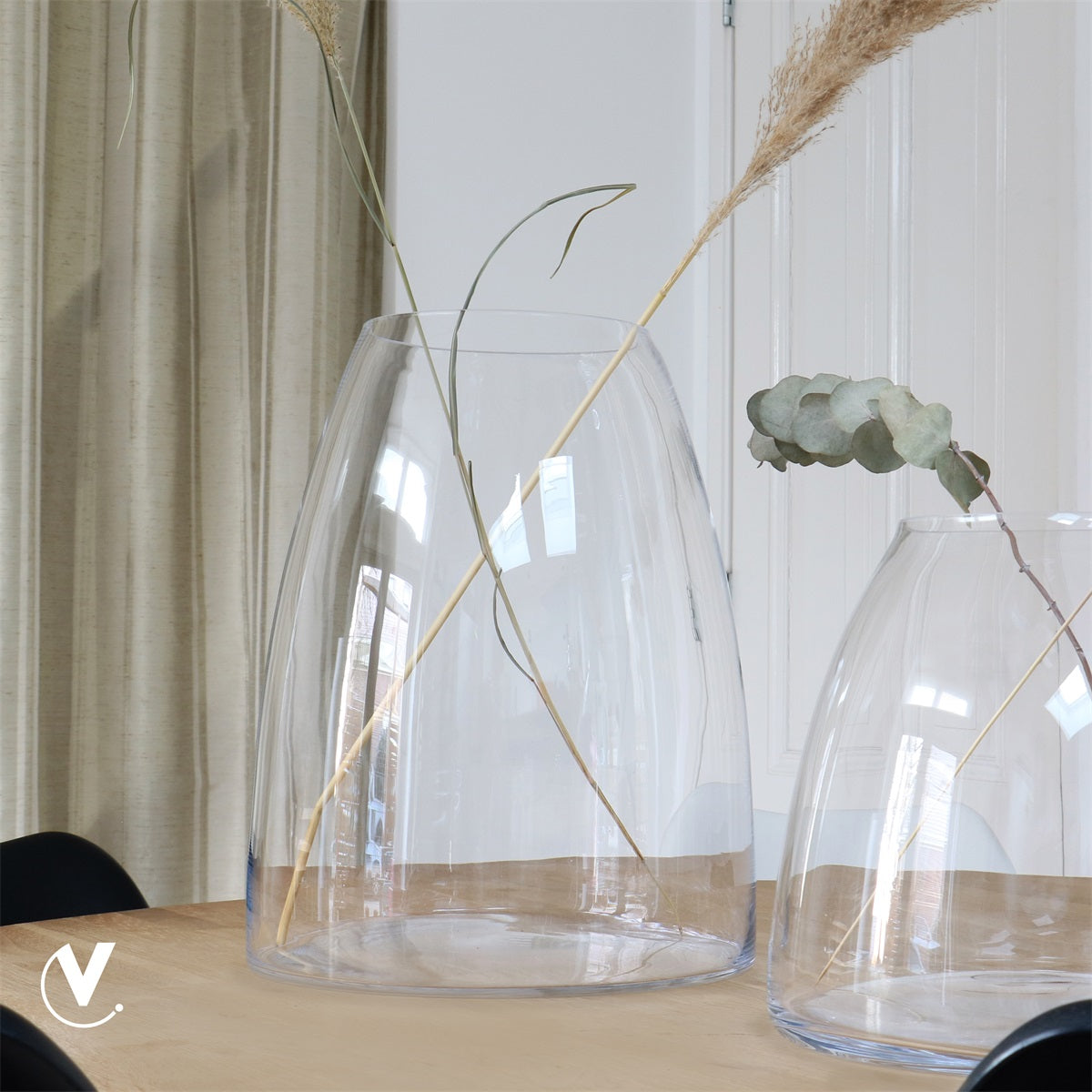 Vaas Travo XXL transparent Ø34 x H44 cm