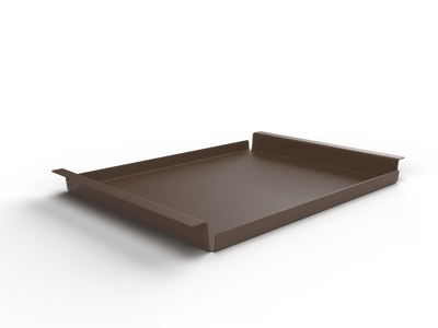 Plateau de service repose-pieds Steellish Large - FlipTray - 62 x 44 x 5 cm
