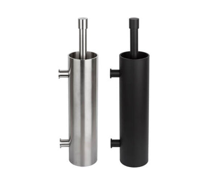 Toiletborstel Piet Boon PB301 met muurbevestiging RVS mat zwart