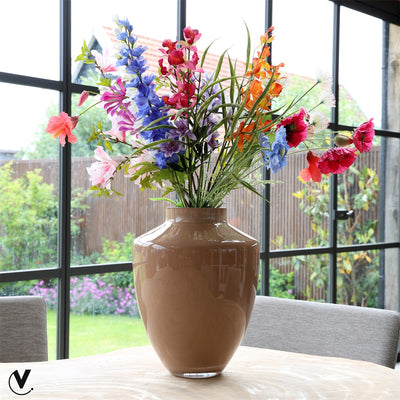 Vaas Tugela M sand - Verwachte binnenkomst eind April Ø28 x H35 cm Shiny White 2