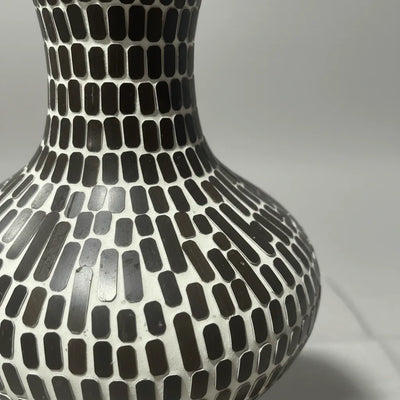 Vaas Mosa Bamboe design vaas in zwart en wit