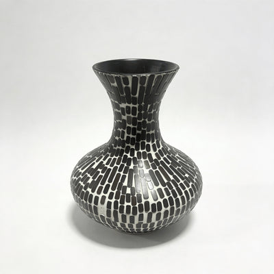 Vaas Mosa Bamboe design vaas in zwart en wit