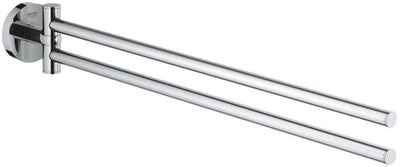 Grohe Essentials 2-lids handdoekhouder draaibaar 45cm Chroom