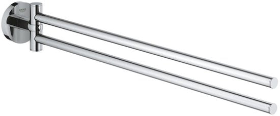Grohe Essentials 2-lids handdoekhouder draaibaar 45cm Chroom