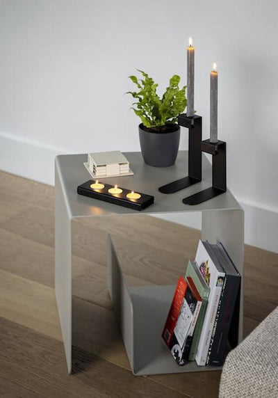 Steellish Glide Mini Bijzettafel Zwart