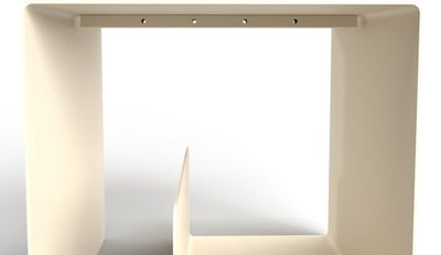 Steellish Glide Mini Bijzettafel Parelwit