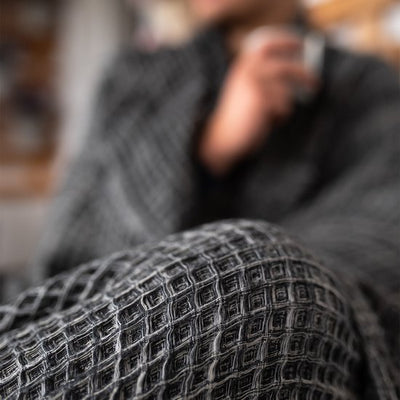 1+1 GRATIS - Flanellen Wasbare Deken Waffle Plaid