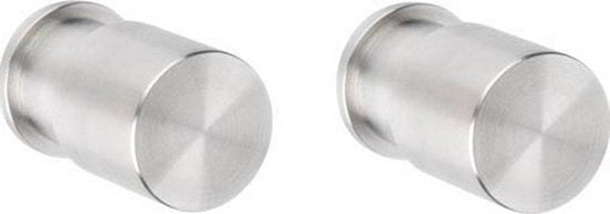 Handdoekhaak Piet Boon PB25 RVS set van 2 haken - 4,2x2,5x2,5cm Default