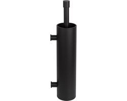 Toiletborstel Piet Boon PB301 met muurbevestiging RVS mat zwart