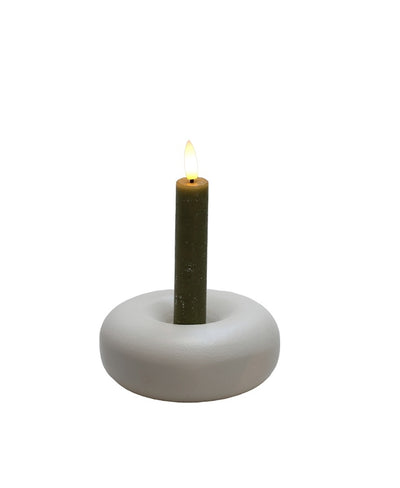 Kaarshouder Batavo Ø13 x H3 cm Ivory 1