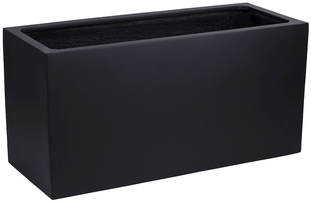 Pot Indiana L80 x B30 x H40 cm Black 1