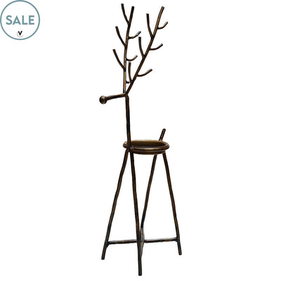 Kaarshouder Barinas L L17 x B12 x H50 cm Aged Brass 1
