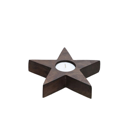 Kaarshouder Ellicot  walnut Ø15 x H3 cm (Walnut Ø15 x H3 cm)
