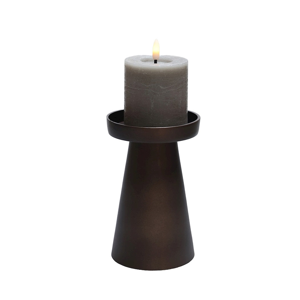 Kaarshouder Viedma M bronze Ø12 x H17 cm - Verwachte binnenkomst Augustus (Bronze Ø12 x H17 cm)