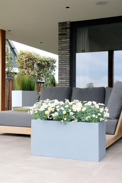 Pot Indiana L80 x B30 x H40 cm Grey 2