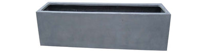 Pot Virginia S grey L50 x B20 x H20 cm 2 stuks