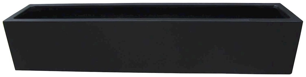 Pot Amazone L black L100 x B30 x H30 cm  (Black L100 x B30 x H30 cm)