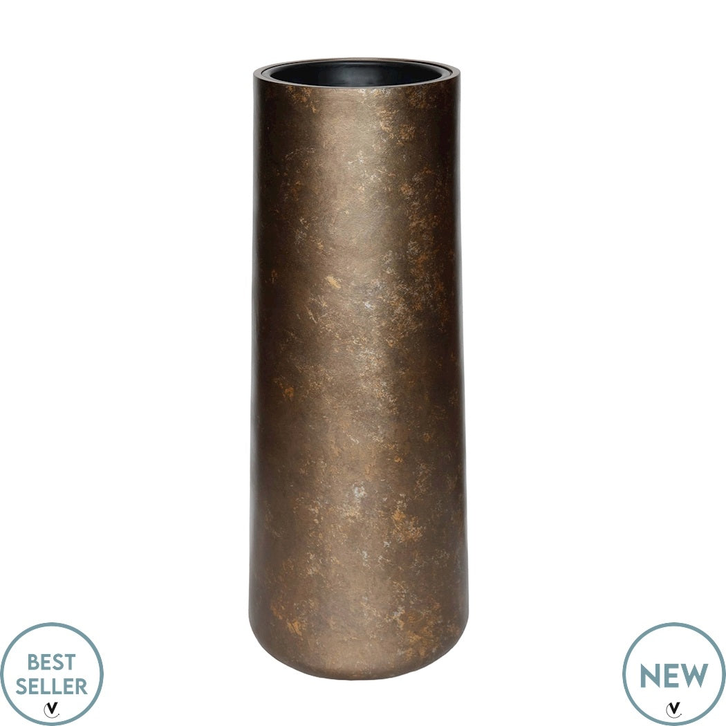 Pot Bangkok dark rustic Ø38 x H100 cm  (Dark rustic Ø38 x H100 cm)