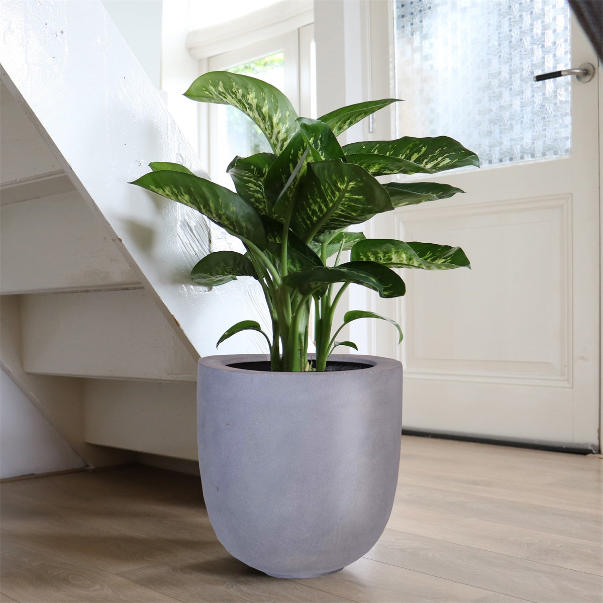 Pot Ducos big grey Ø33 x H35 cm (Grey Ø33 x H35 cm)
