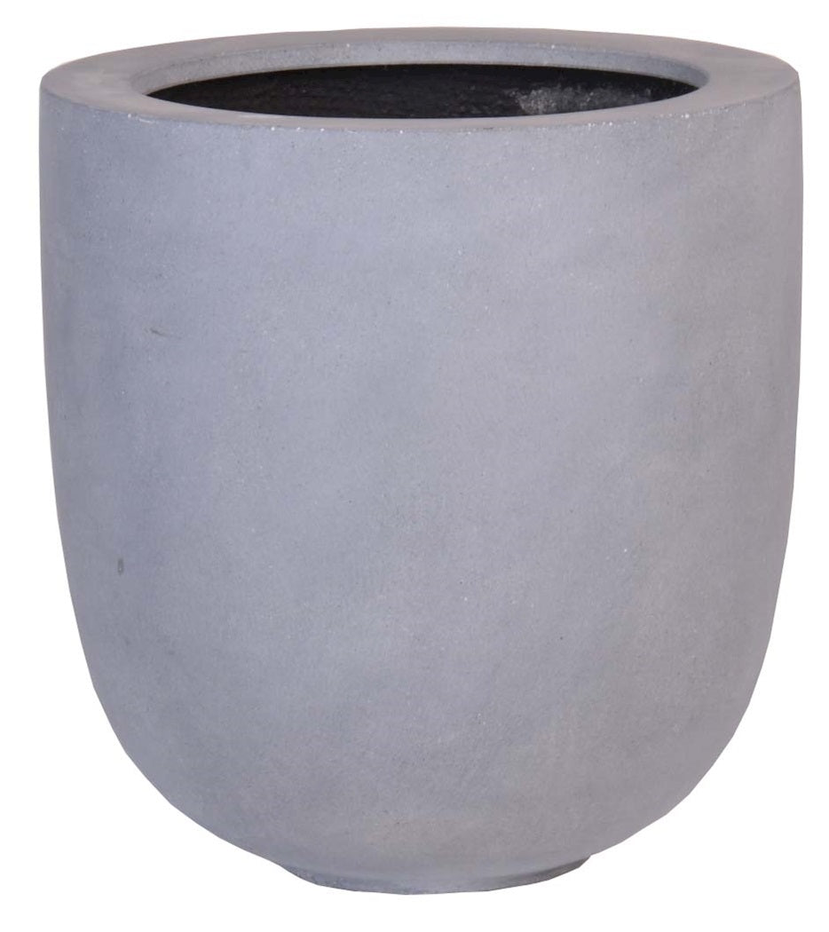 Pot Ducos big grey Ø33 x H35 cm (Grey Ø33 x H35 cm)
