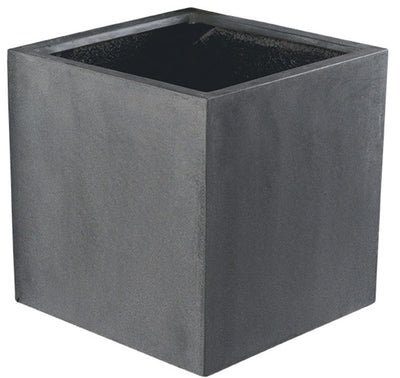 Pot El Salvador M grey L50 x B50 x H50 cm (Grey L50 x B50 x H50 cm)