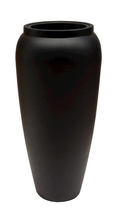 Pot Hobro S black Ø37 x H80 cm  (Black Ø37 x H80 cm)