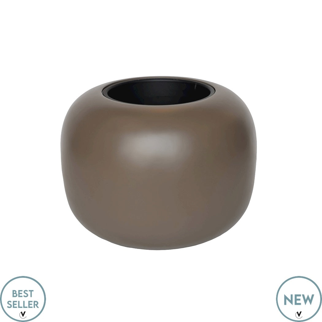Pot Phuket taupe Ø45,5 x H34,5 cm (Taupe Ø45)