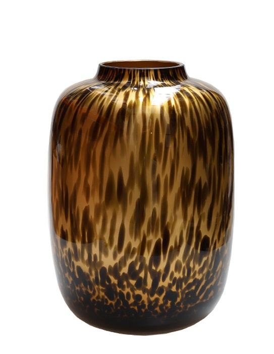Vaas Artic S old gold cheetah Ø21 x H29 cm (Cheetah Gold Ø21 x H29 cm)