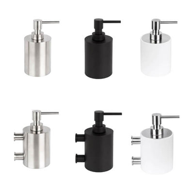 Zeepdispenser by Piet Boon PB500 vrijstaand RVS mat zwart